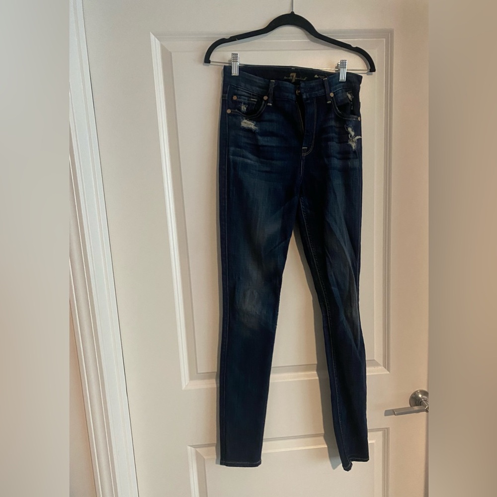 7 for all mankind the high waist skinny